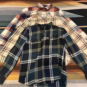 Boys old navy flannel shirts